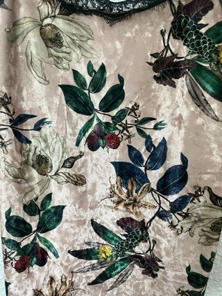 Top sin mangaVintage floral de tirantes con encaje