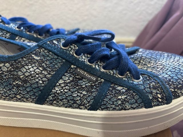 Zapatillas Victoria Azul/Multicolor