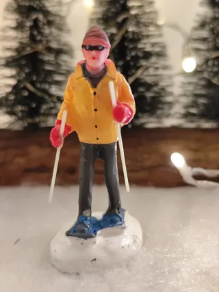 Figura pueblo navideño