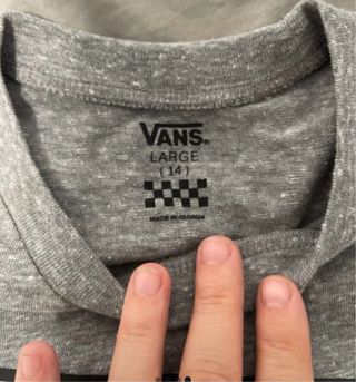 Camiseta Vans Gris Multicolor talla 14