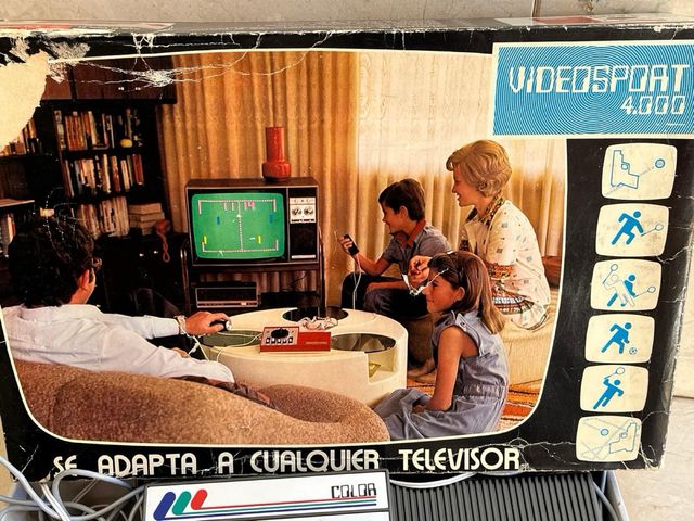 Consola de jogos de ténis Color Arcade Vintage