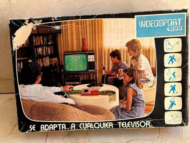 Consola de jogos de ténis Color Arcade Vintage