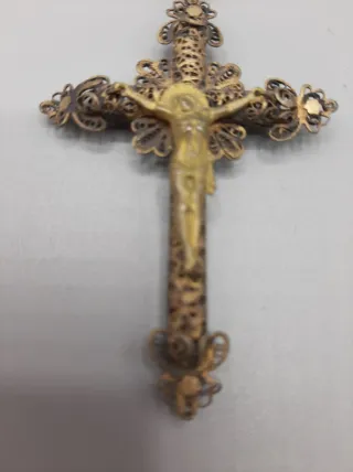 Rosario s. XIX con cruz de filigrana cordobesa