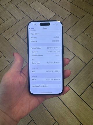 iPhone 15 Pro 256GB Grigio Siderale