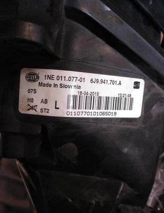 Seat 109244 6j9941701a faro antiniebla ibiza (6j5)