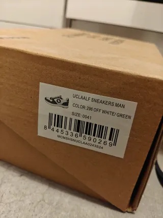 Zapatillas Ecoalf Verde y Blanco Como nuevas