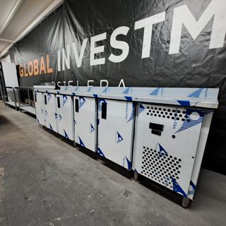 Bajo mostrador 3 puertas acero inoxidable