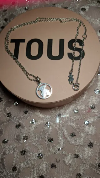 Collar Tous Oso Plata original