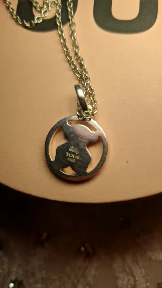 Collar Tous Oso Plata original