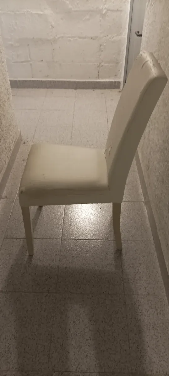 Sillas Beige Piel Sintética