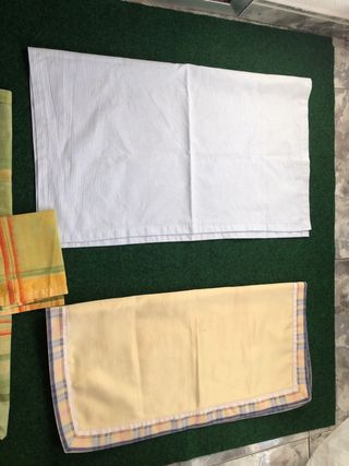 Lote 9 manteles (6 grandes + 3 pequeños)