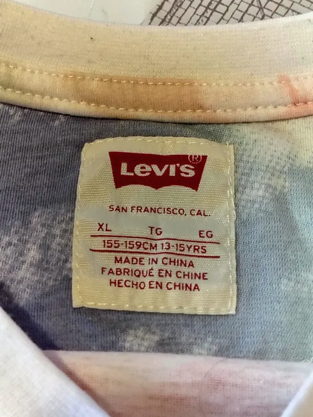Levi's camiseta para niña, talla 13 - 15 años