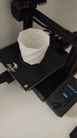 Macetas 3D Plástico Blanco