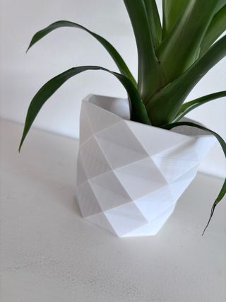 Macetas 3D Plástico Blanco