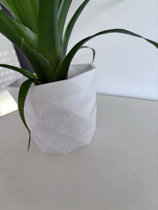 Macetas 3D Plástico Blanco