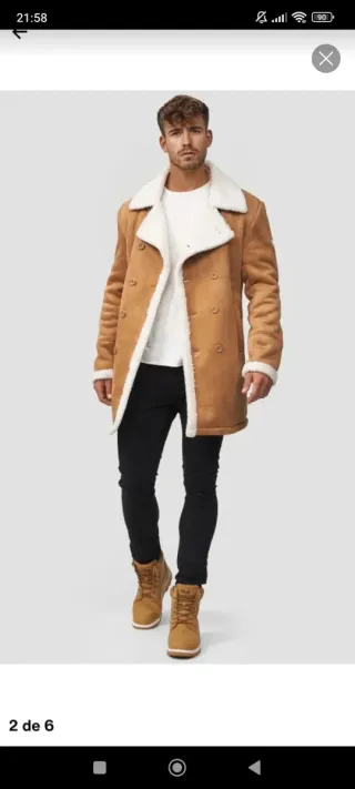 Parka marinera doble botonadura