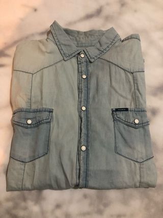 Camisa M/L vaquera  Talla L