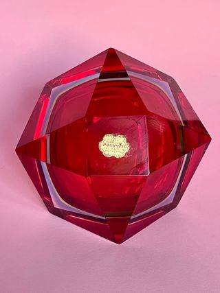 Posacenere Murano Vetro Rosso Anni '70