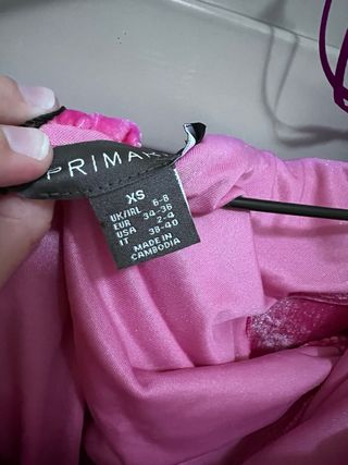 Vestido Paula Echevarría Rosa Talla XS