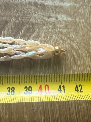 Collana 5 fili perle acqua dolce