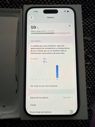 Ningún iPhone 15 azul/blanco como el mio.