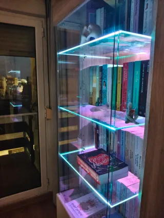 Luces LED para estantería de cristal 