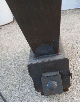 Estufa biomasa acero Garrido. Uso sólo un invierno