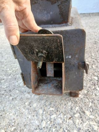 Estufa biomasa acero Garrido. Uso sólo un invierno