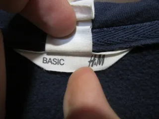 Sudadera azul del H&M con capucha y cremallera