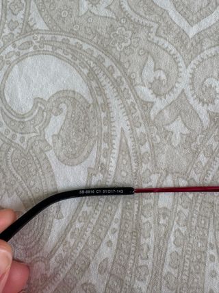 Gafas de titanio mujer oro y rosa