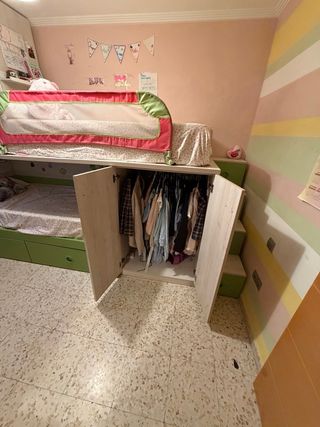 Cama nido doble dormitorio completa