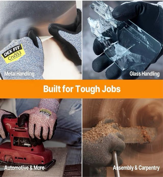 Guantes DEX FIT Anticorte Nivel 5 Cru553