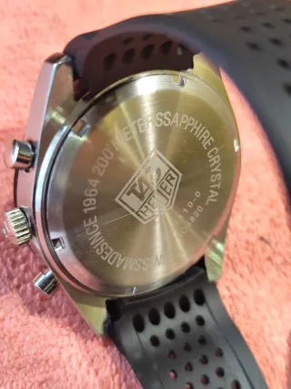 TAG Heuer Carrera Cronógrafo Negro  es CUARZO