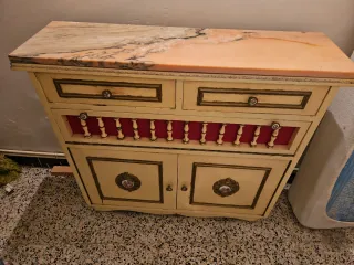 Mueble recibidor vintage mármol