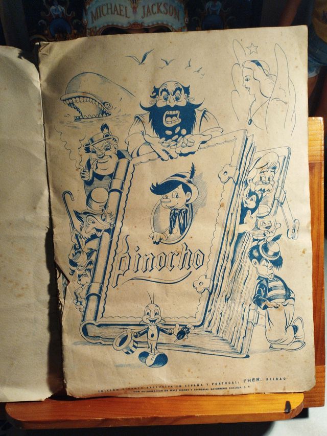 Álbum de Lujo Pinocchio Walt Disney