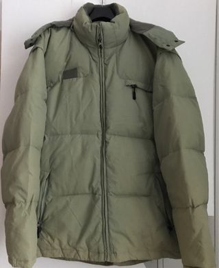Parka artico uomo verde oliva 2-in-1