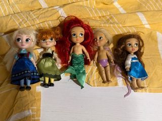 Set di 5 mini bambole Disney Animators