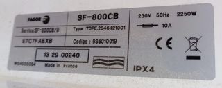 Caja turbina Secadora Fagor SF-800Cb