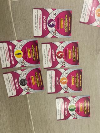 Lote 40 cartas fútbol LaLiga 2021-2022