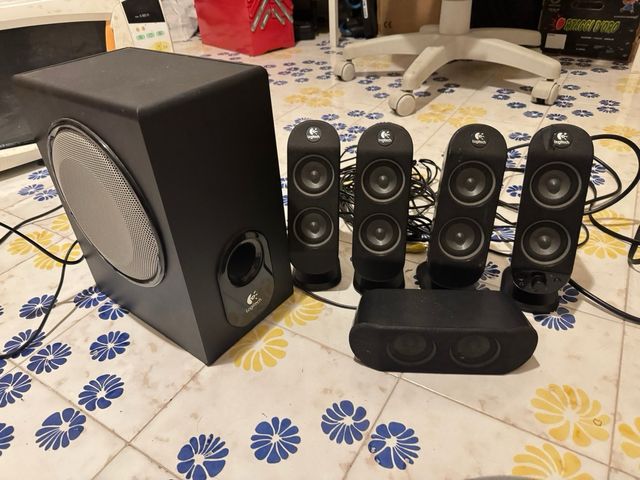 Sistema Audio 5.1 HD Logitech Nero