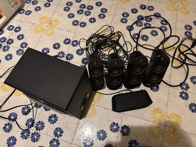 Sistema Audio 5.1 HD Logitech Nero