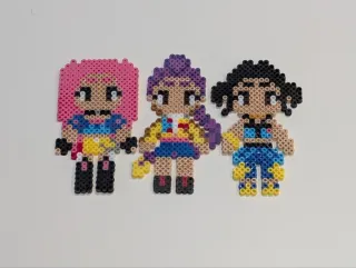 Figuras Rumi, Mira y Zoey KPop Demon Hunters Hama