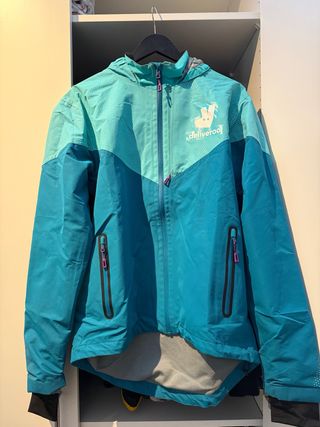 Giacca antivento Deliveroo blu/verde acqua