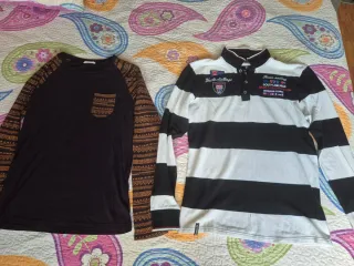 Camiseta y polo manga larga hombre