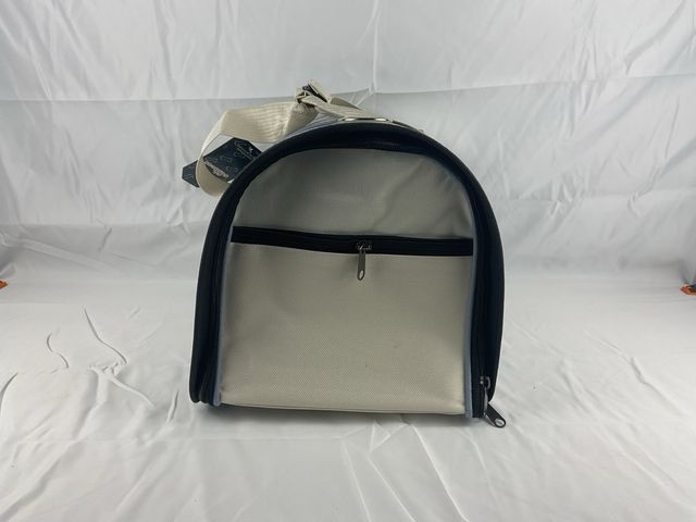 Bolso Transporte Mascotas Malla Beige/Azul