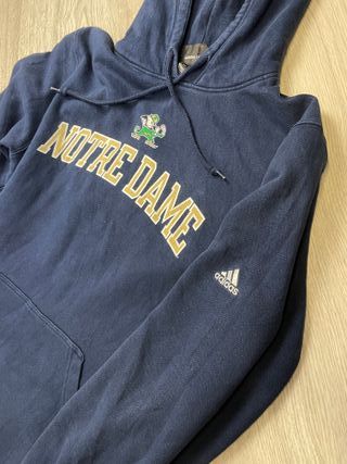 Sudadera Adidas Notre Dame Y2K Azul
