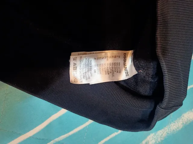 Felpa Dsquared2 ragazzo con stampa foglia