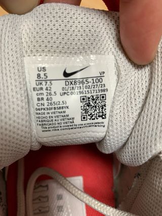 Nike Air More Uptempo Blancas y Rojas