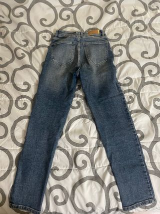 Pantalón Stradivarius Talla 36 Azul