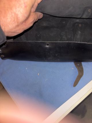 Borsa rullo porta attrezzi moto in pelle